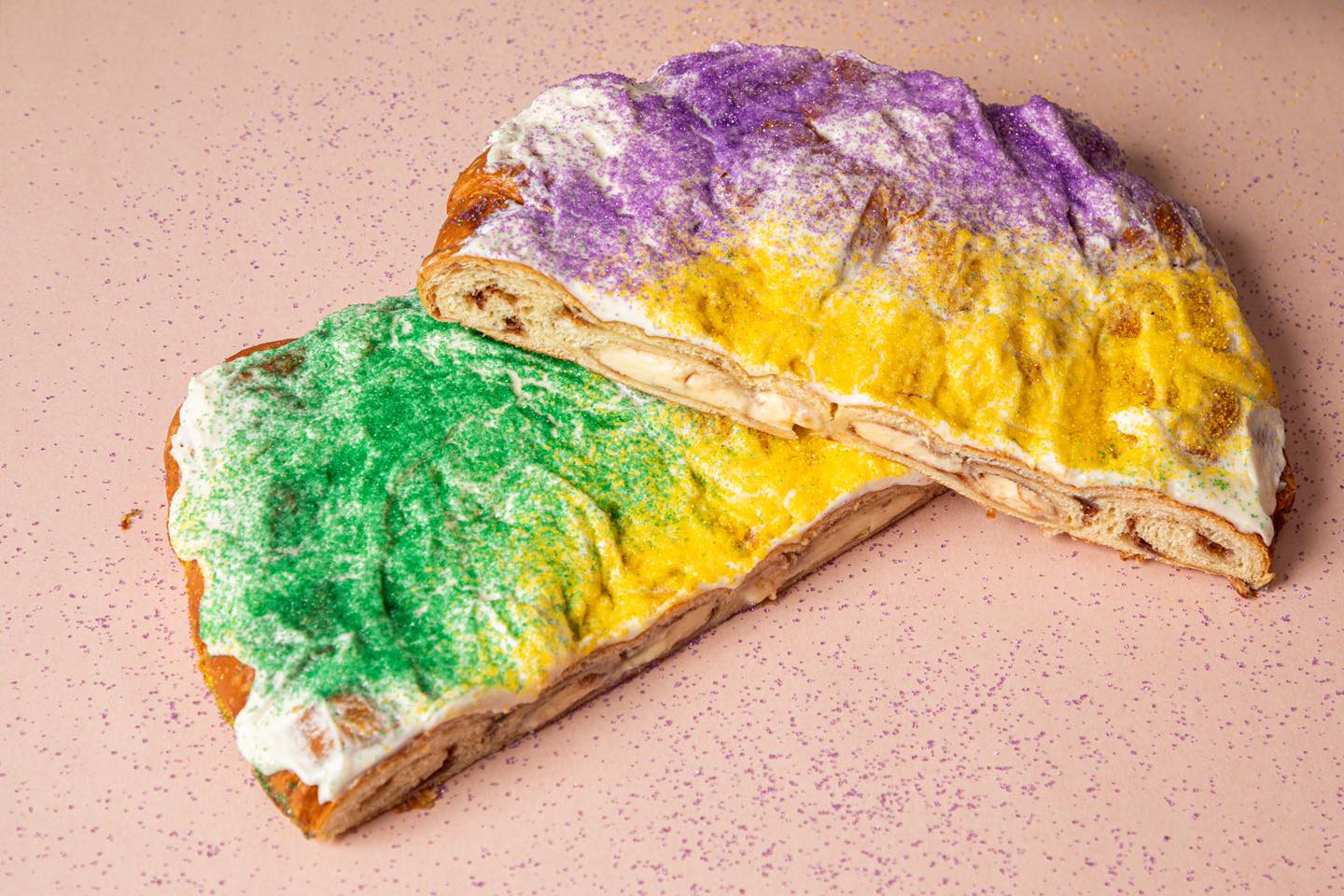 Variations of King Cake in Louisiana